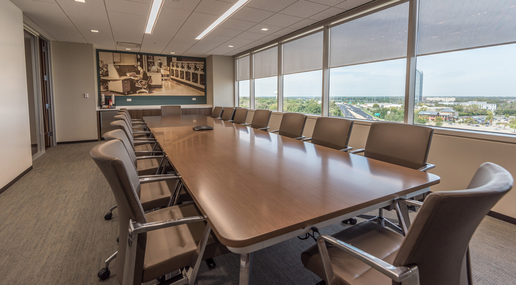 Large Custom Conference Table and Chairs