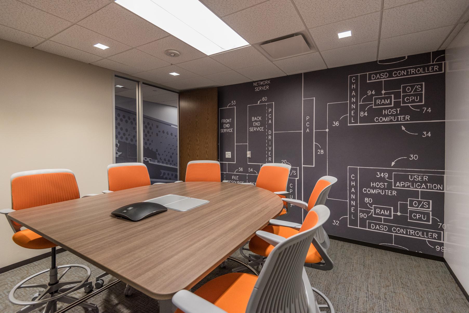 Table and Chairs Meeting Space