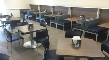 Cafeteria space in the workplace