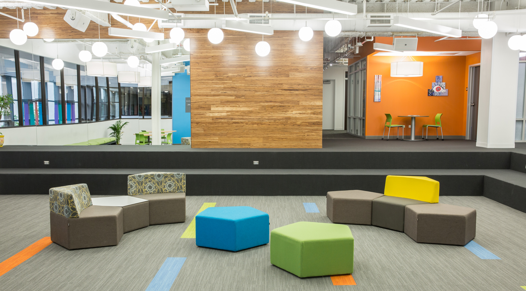 Modular furniture in the learning space