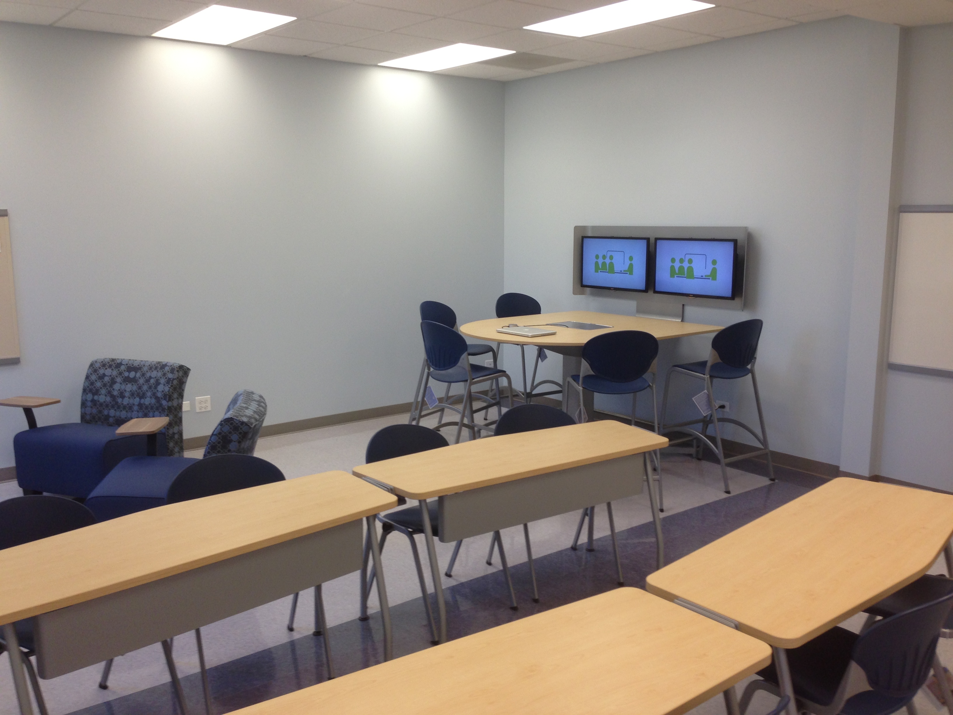 Technology integrated into the classroom for sharing and collaboration