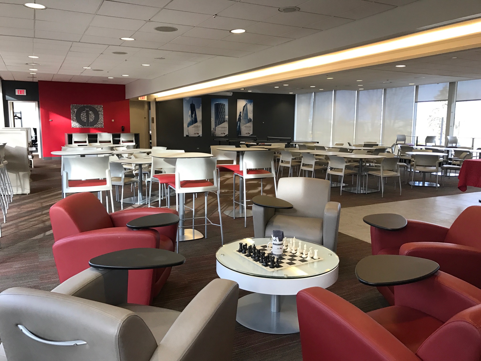 Dining space in workplace