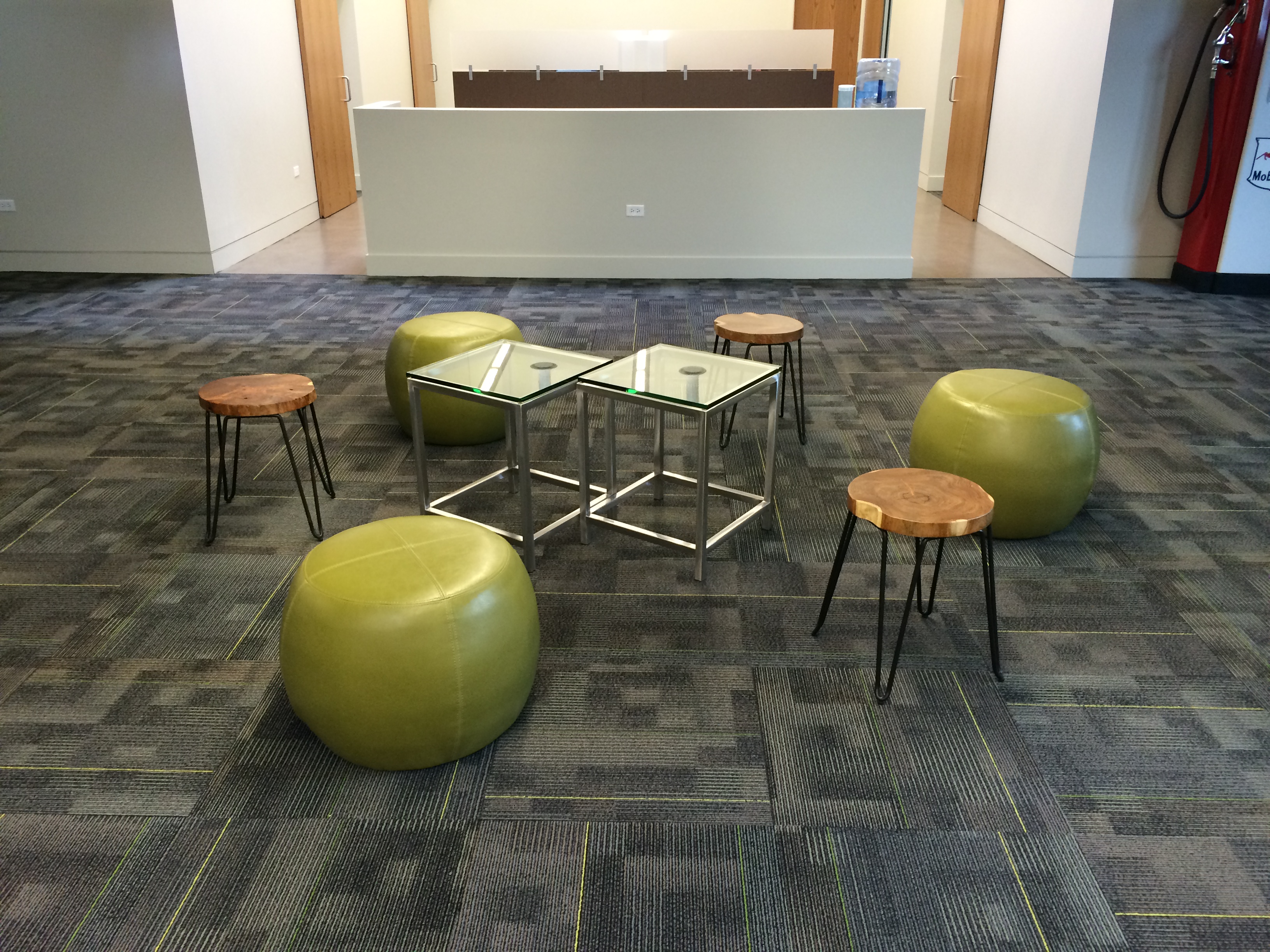 Unique reception area