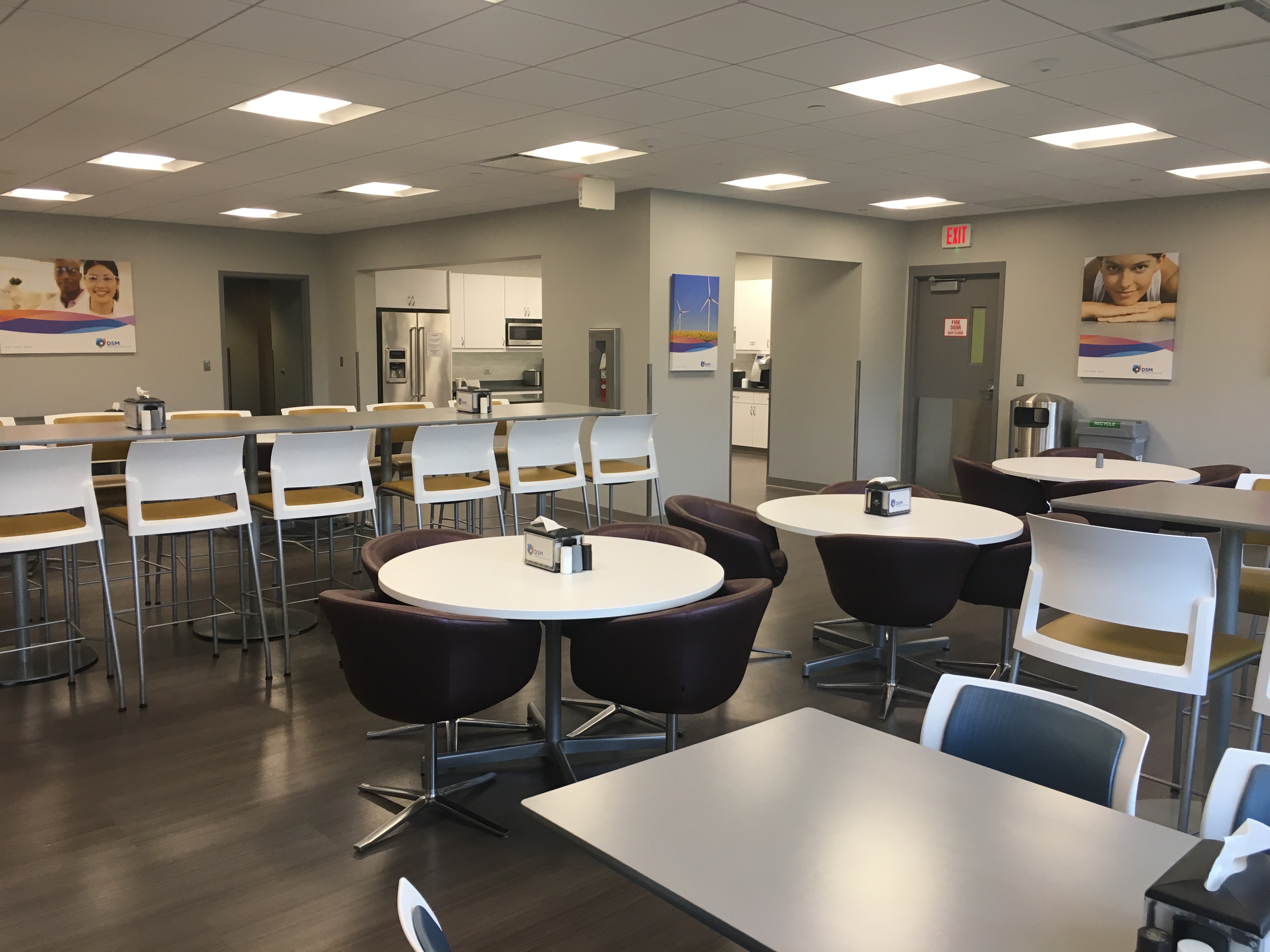 Dining area in the workplace